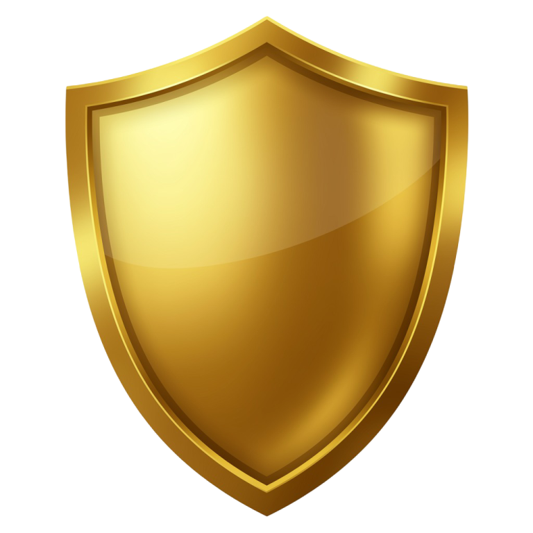 Golden Shield Png 27