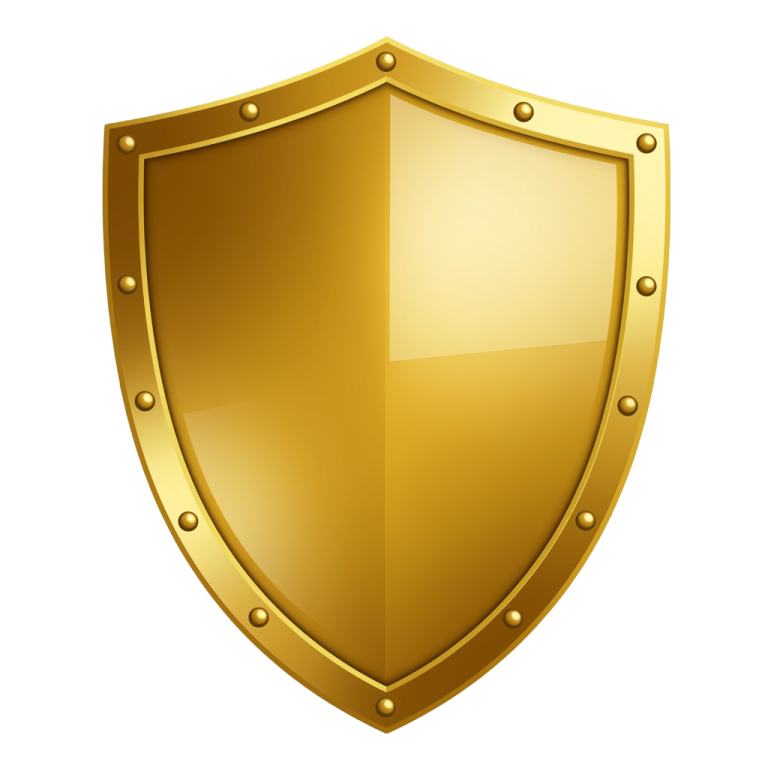 Golden Shield Png 29