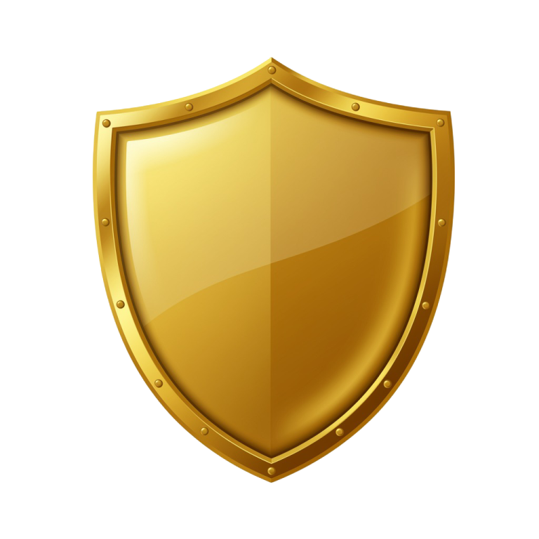 Golden Shield Png 30