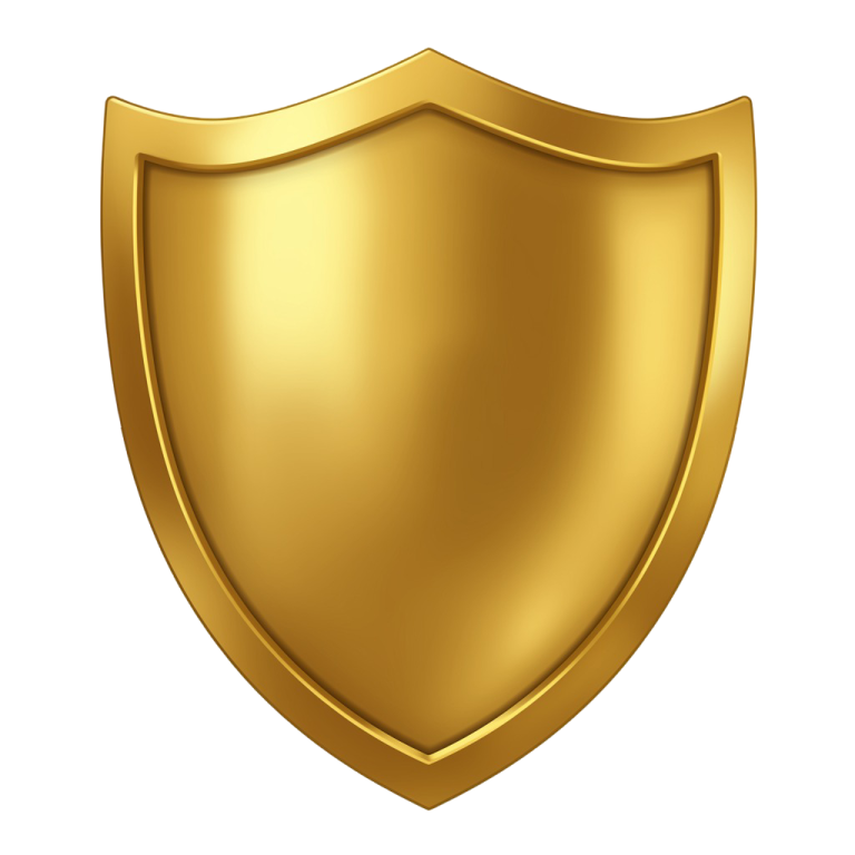 Golden Shield Png 31