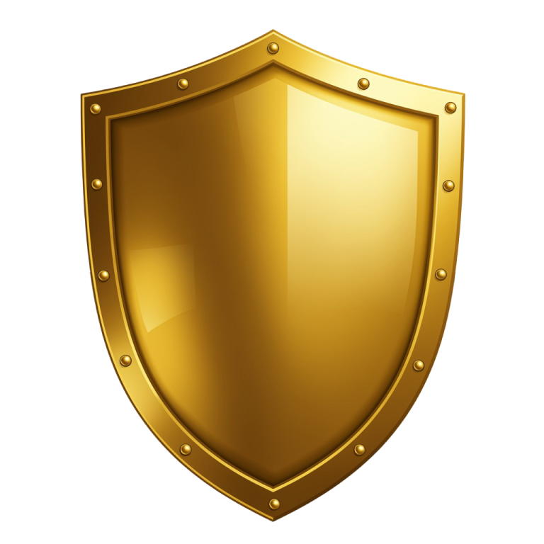 Golden Shield Png 34