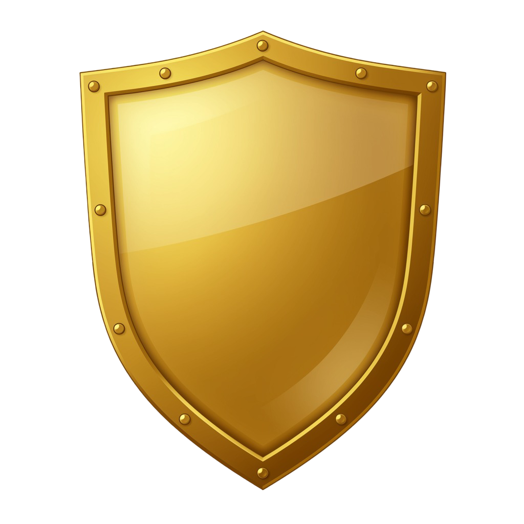 Golden Shield Png 35