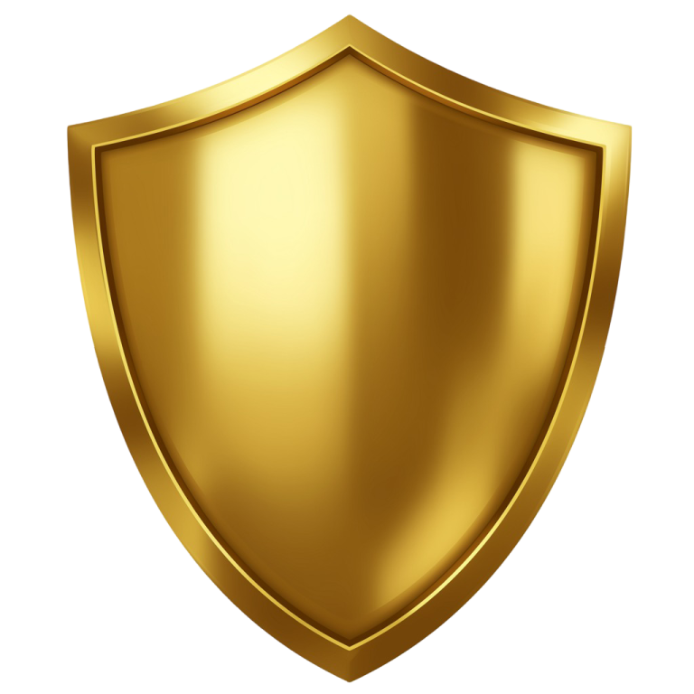 Golden Shield Png 36