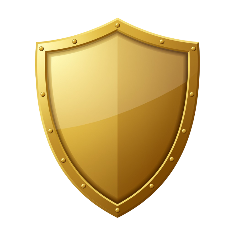 Golden Shield Png 9