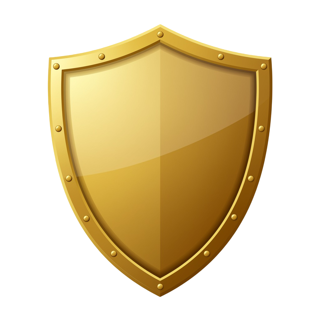 Golden Shield Png 9