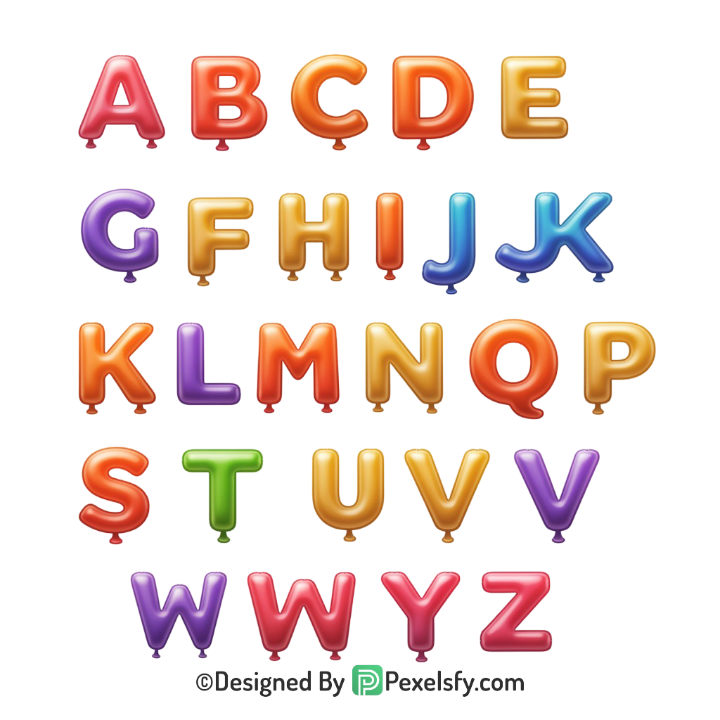 Alphabets Png Image 6