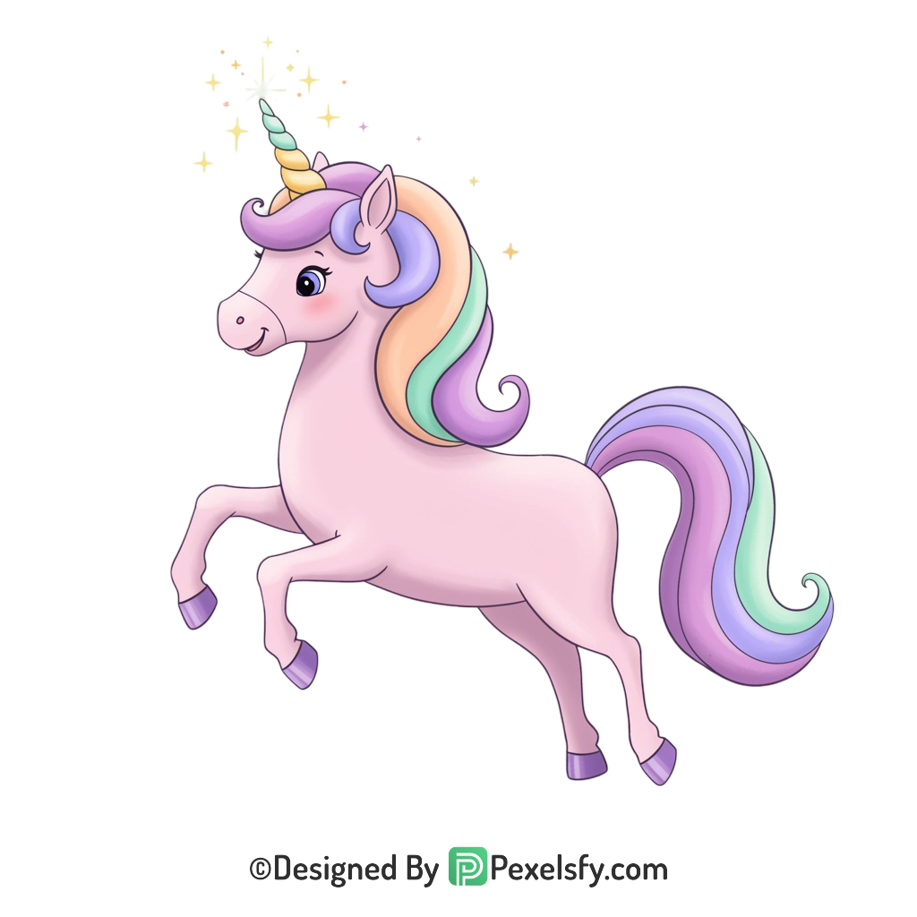 Cartoon Unicorn Png 1