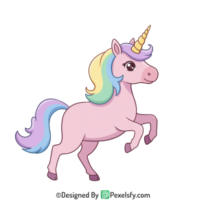 Cartoon Unicorn Png 10