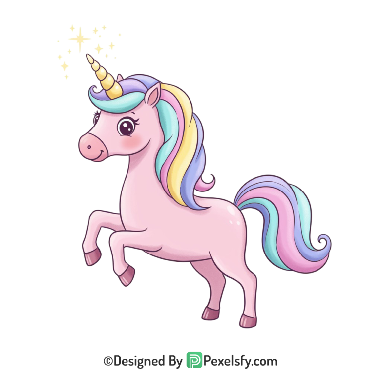 Cartoon Unicorn Png 15