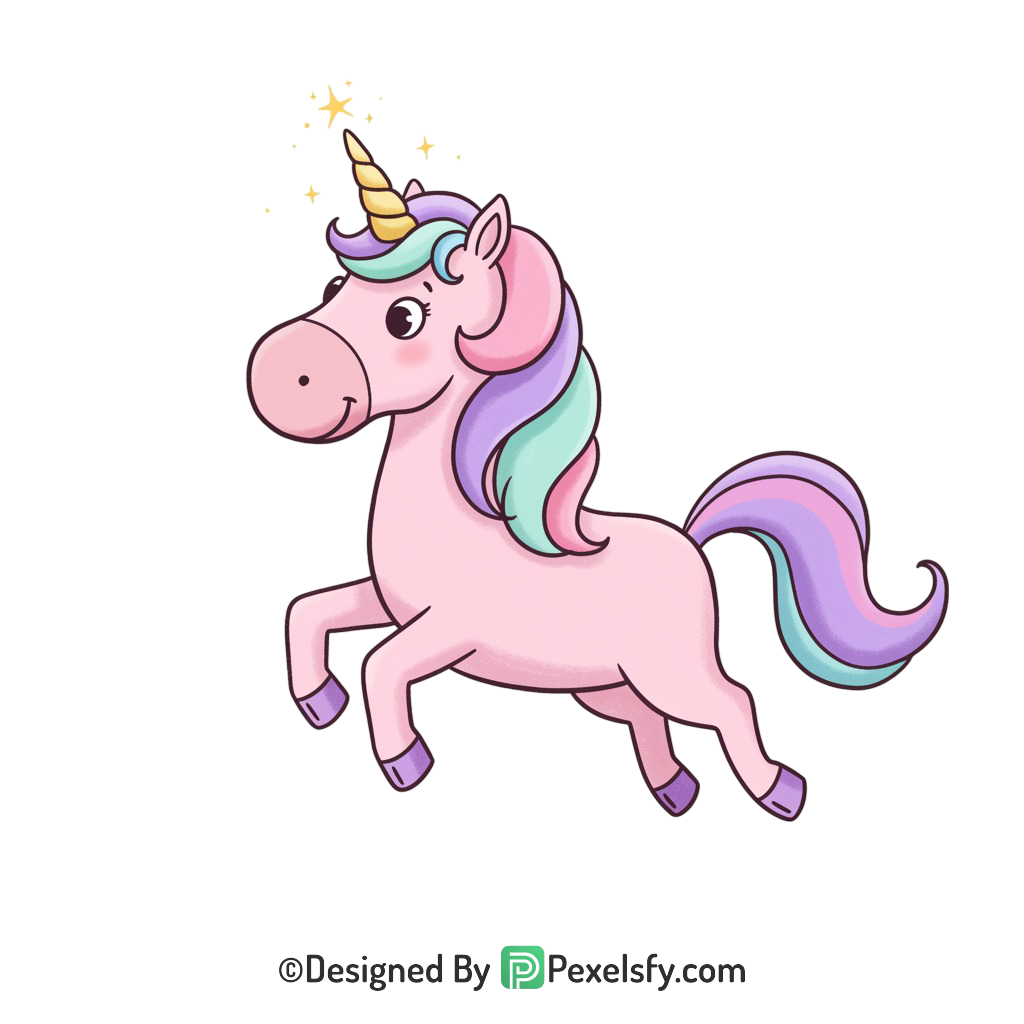 Cartoon Unicorn Png 16