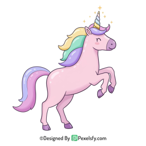 Cartoon Unicorn Png 17
