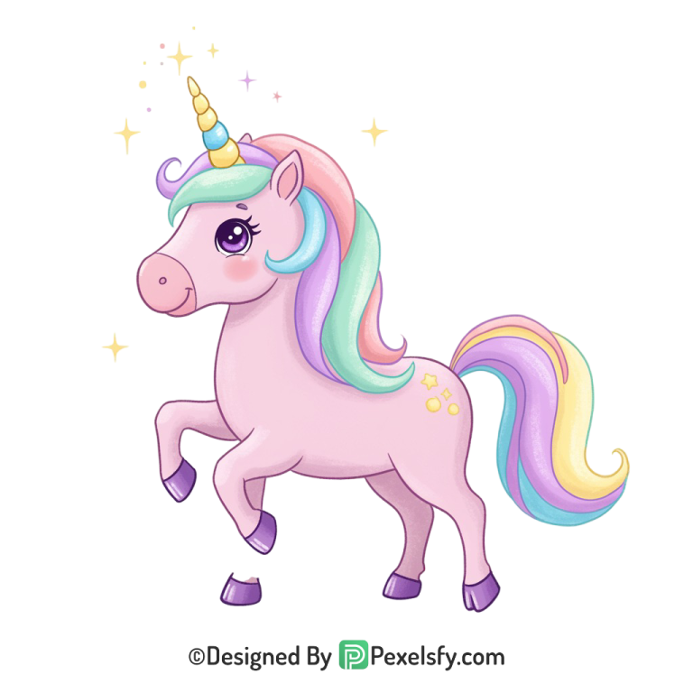 Cartoon Unicorn Png 2