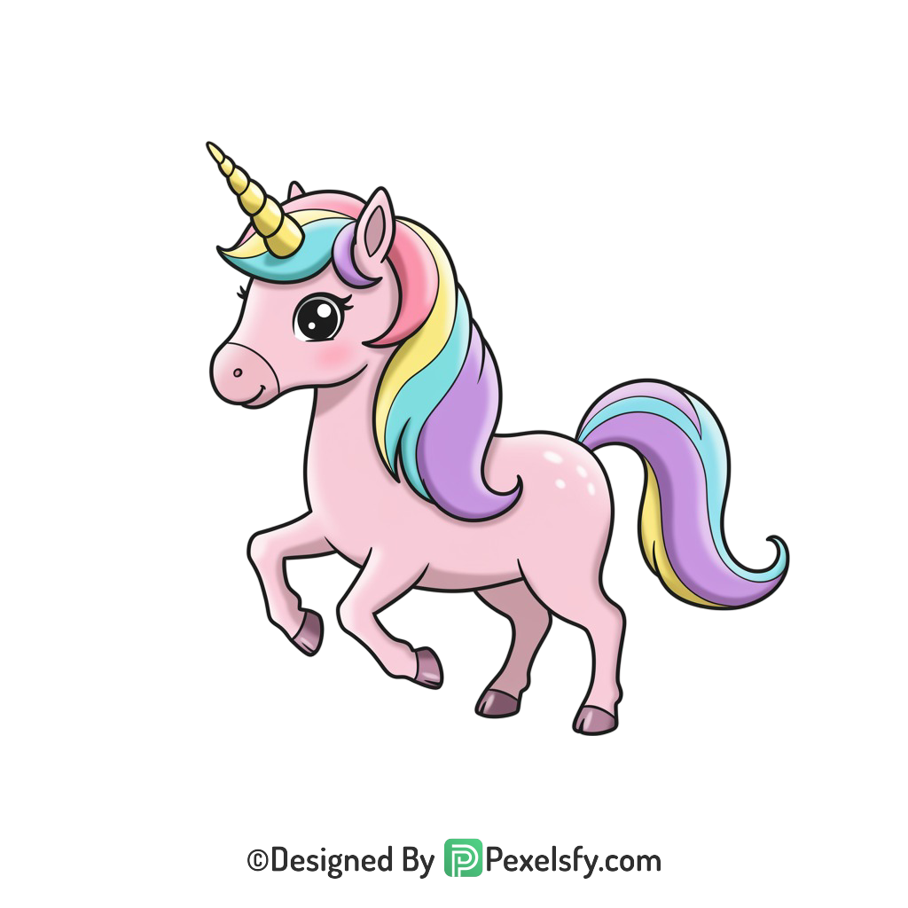 Cartoon Unicorn Png 24