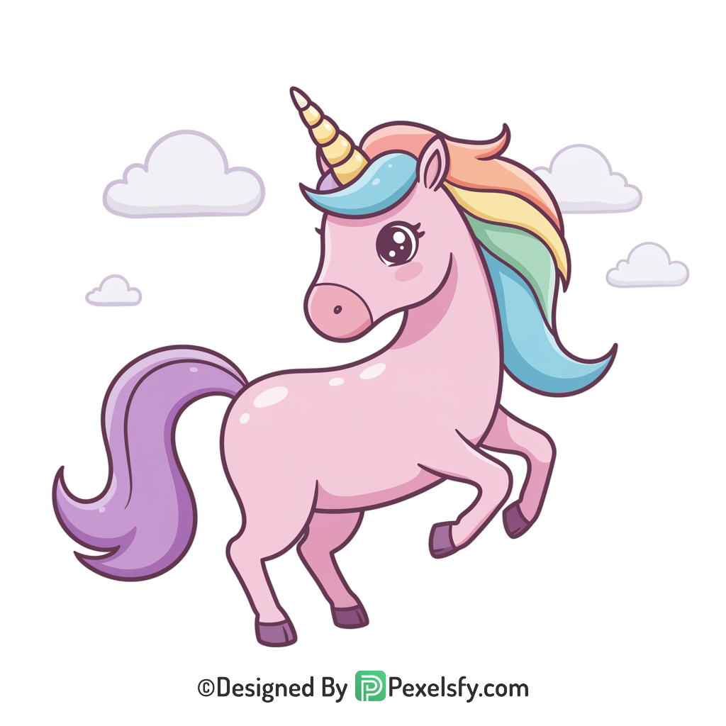 Cartoon Unicorn Png 26