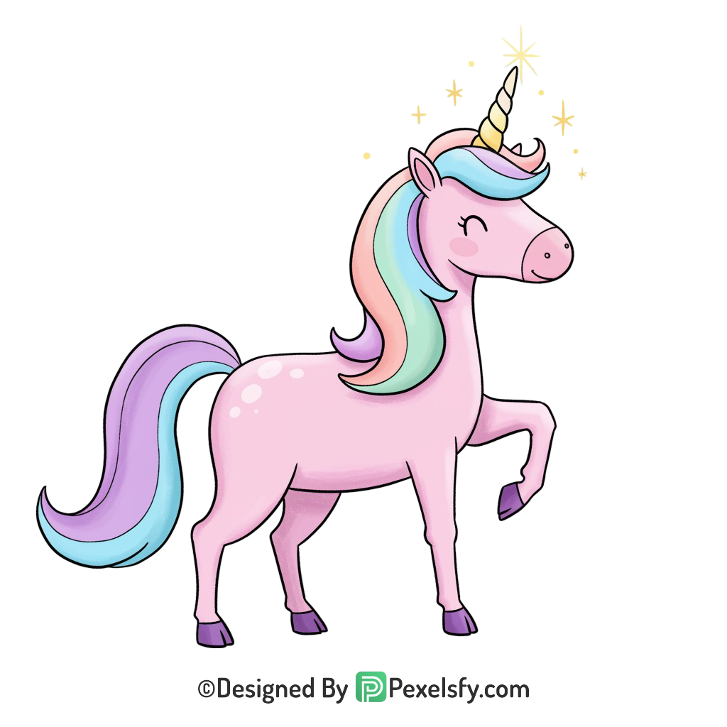 Cartoon Unicorn Png 36