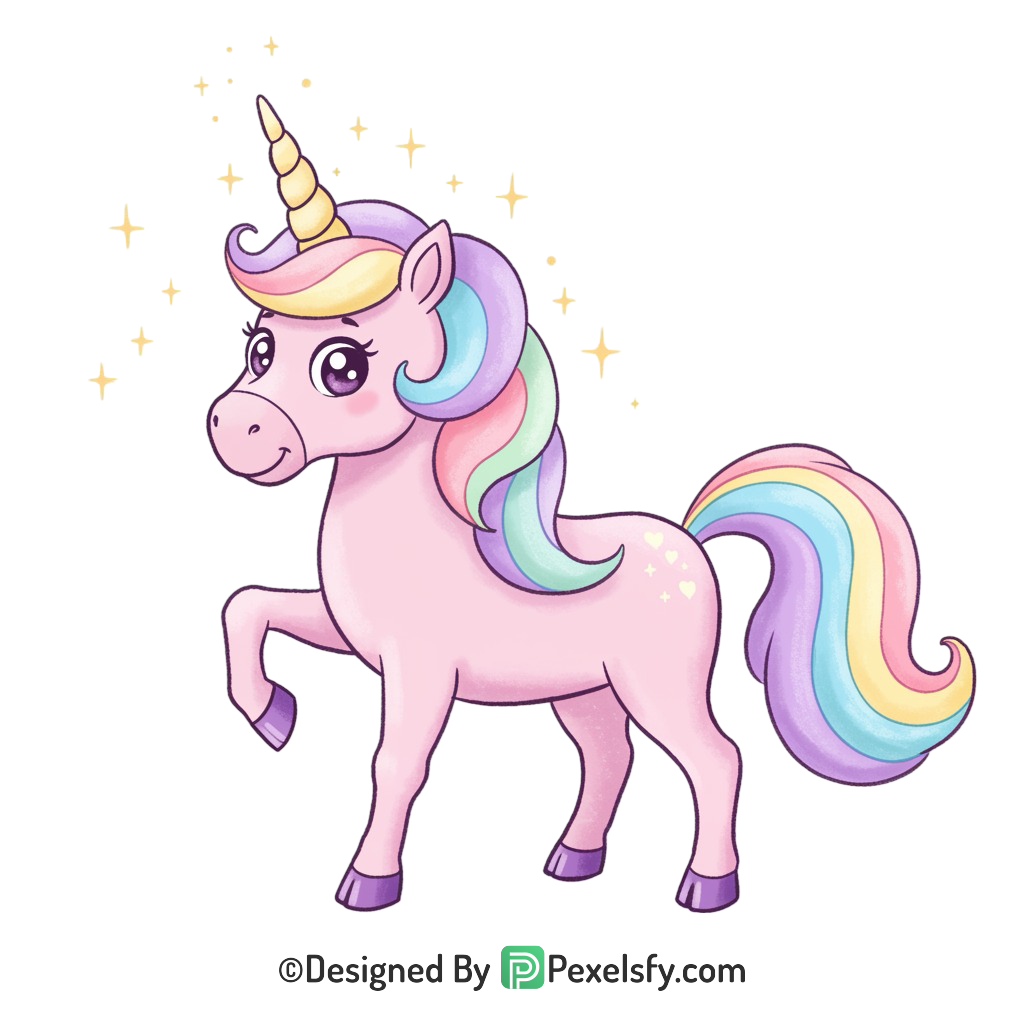 Cartoon Unicorn Png 39
