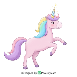 Cartoon Unicorn Png 4