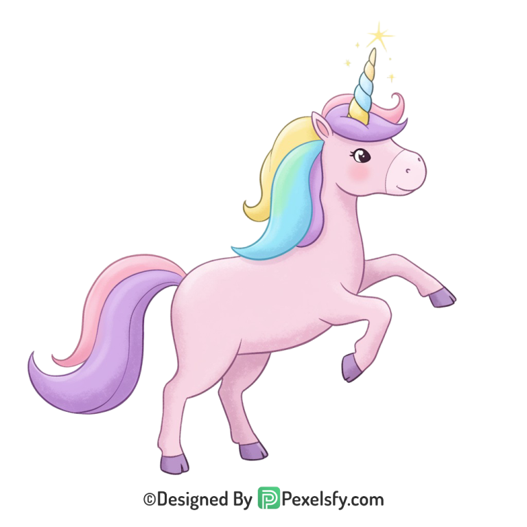 Cartoon Unicorn Png 4