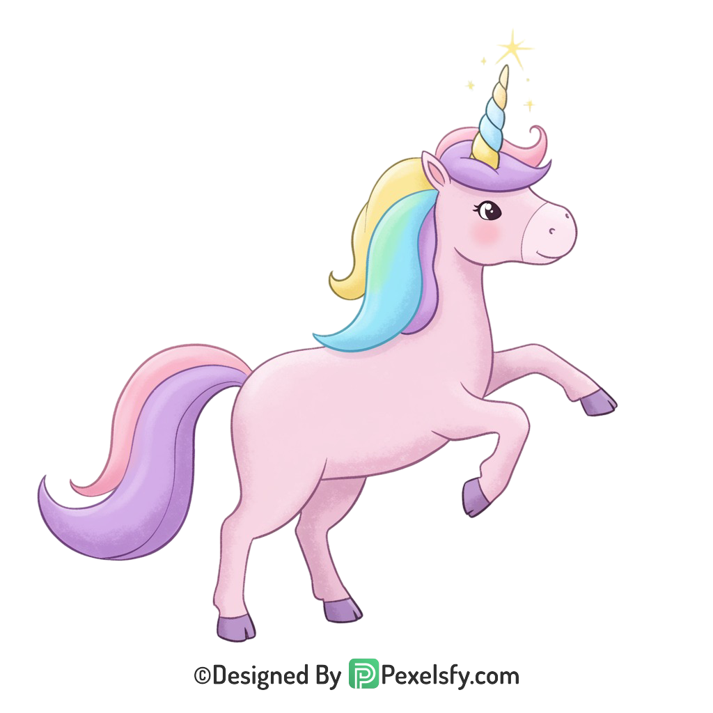 Cartoon Unicorn Png 4