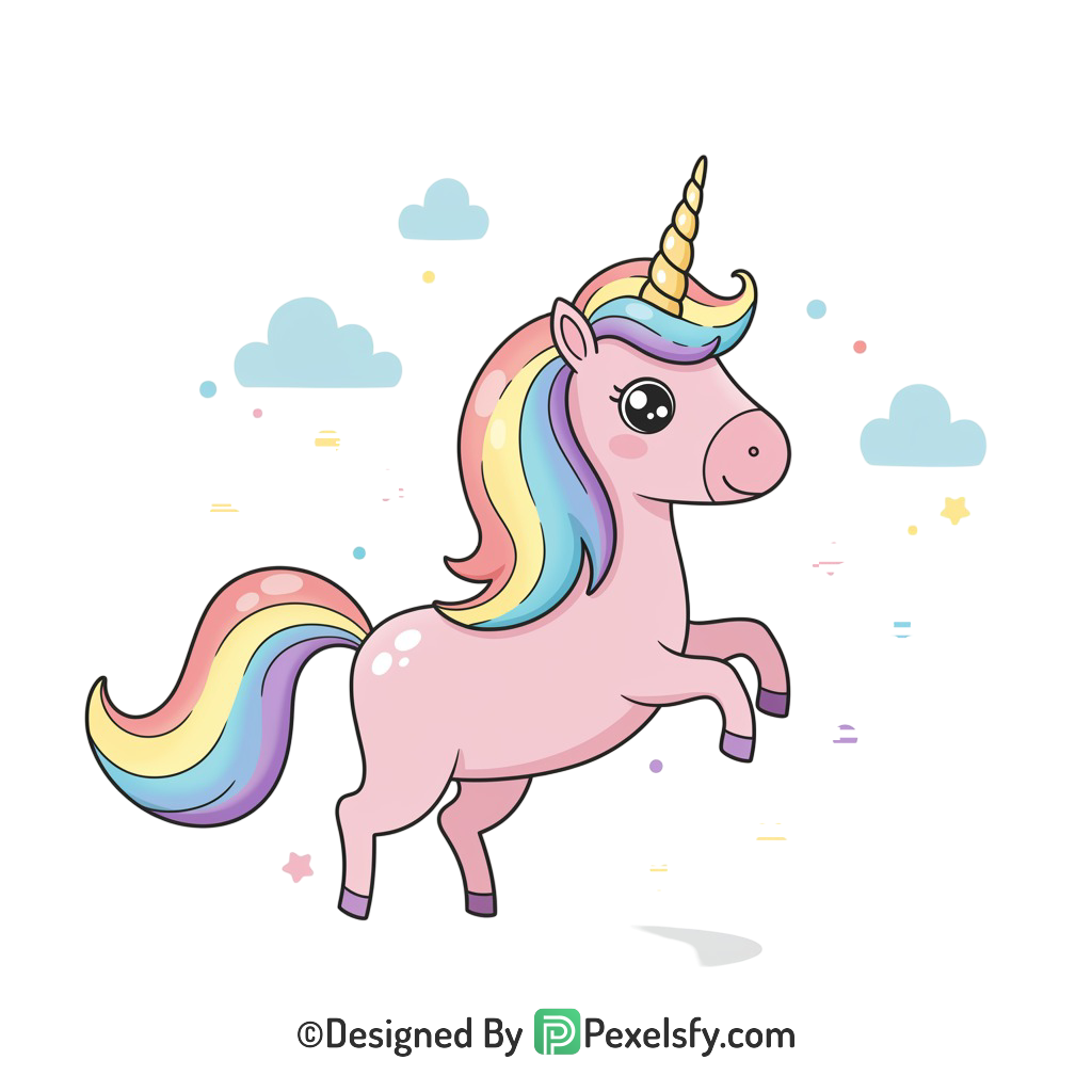 Cartoon Unicorn Png 45
