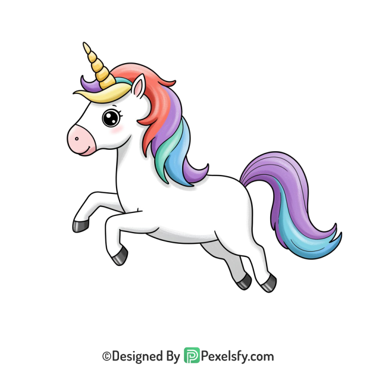 Cartoon Unicorn Png 6
