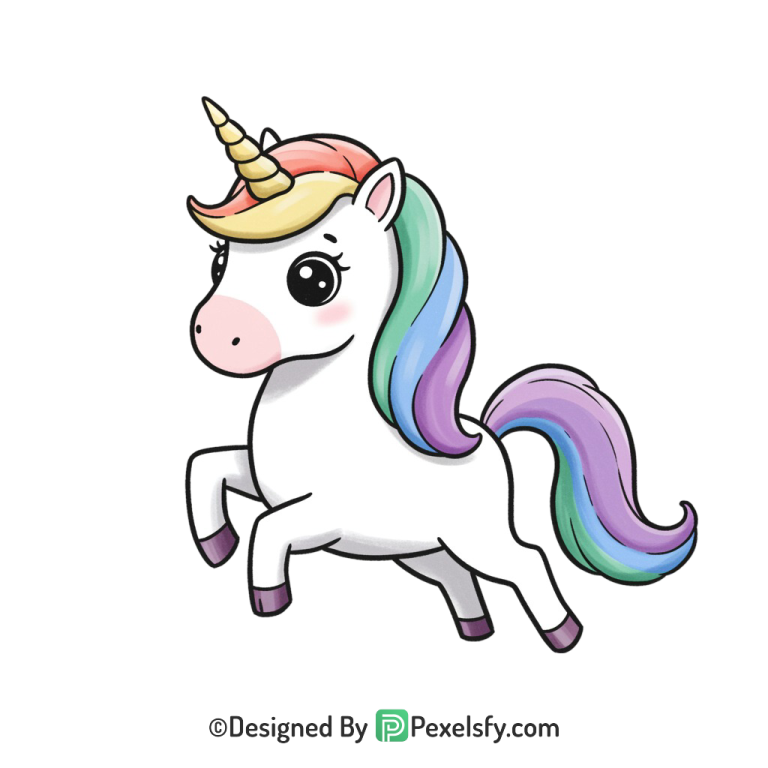 Cartoon Unicorn Png 7