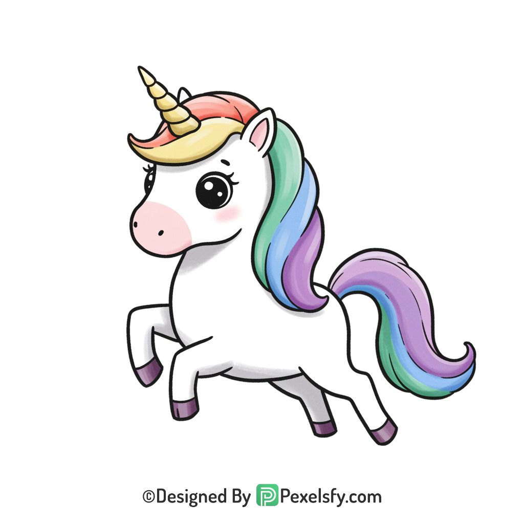 Cartoon Unicorn Png 7