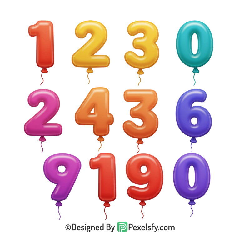 Numbers Png Image 4