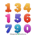 Counting Numbers PNG