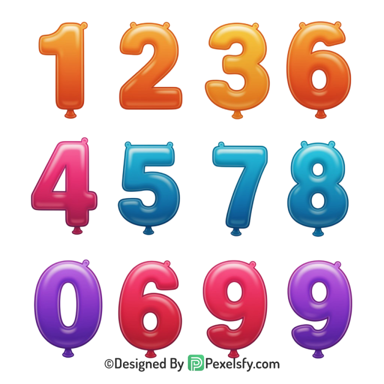 Numbers Png Image 6