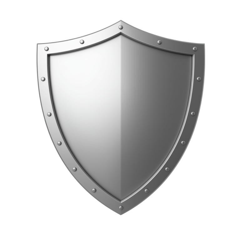 Silver Shield Png 4
