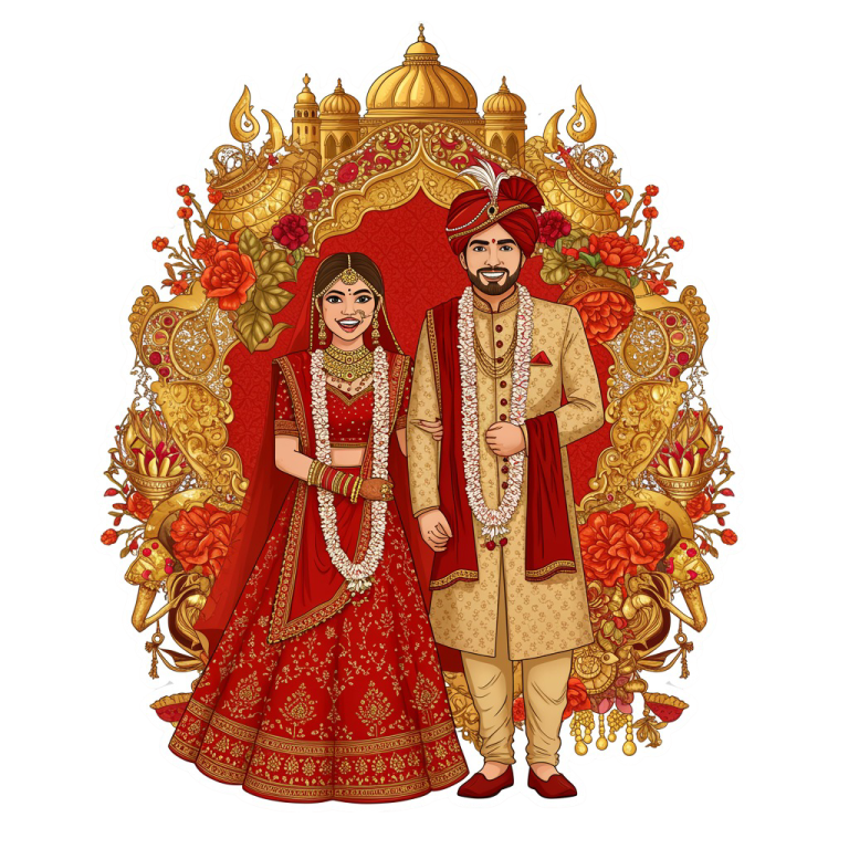 Wedding Couple Png 28