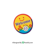 Welcome Sticker PNG