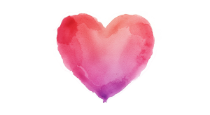 Water Color Heart Transparent Png (19)