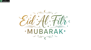 Eid Al Fitr Mubarak Calligraphy isolated on transparent background (1)