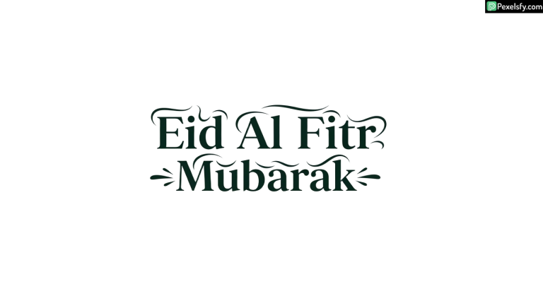 Eid Al Fitr Mubarak Calligraphy isolated on transparent background (100)