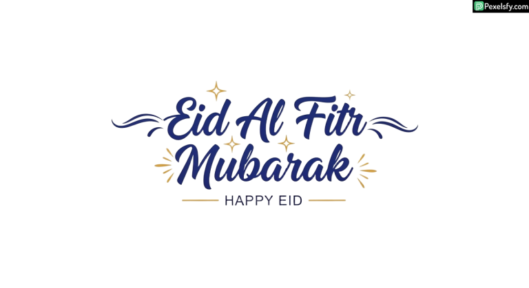 Eid Al Fitr Mubarak Calligraphy isolated on transparent background (117)