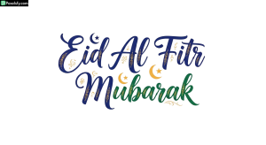 Eid Al Fitr Mubarak Calligraphy isolated on transparent background (118)
