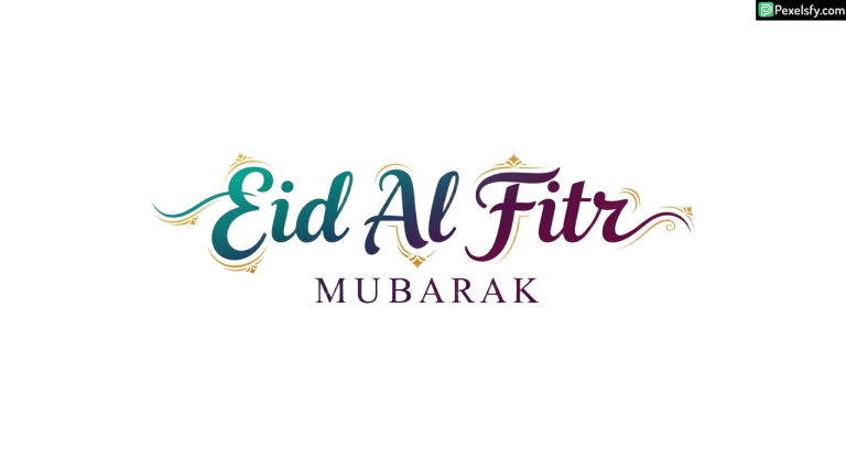 Eid Al Fitr Mubarak Calligraphy isolated on transparent background (119)