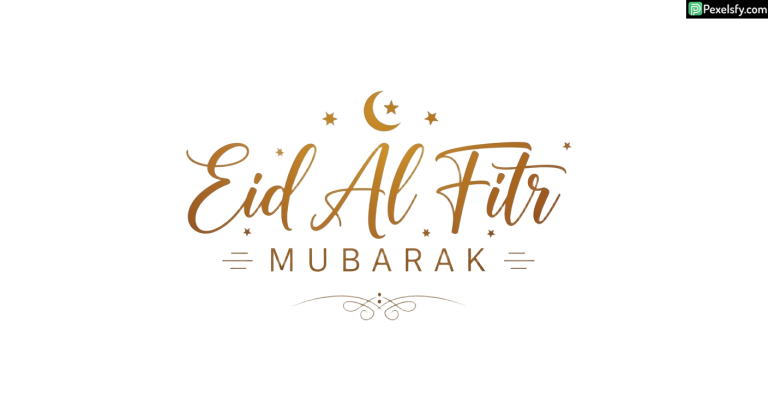Eid Al Fitr Mubarak Calligraphy isolated on transparent background (121)
