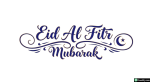 Eid Al Fitr Mubarak Calligraphy isolated on transparent background (122)