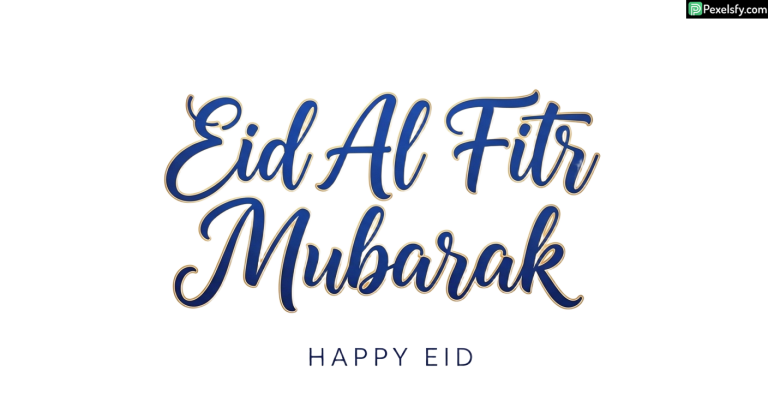 Eid Al Fitr Mubarak Calligraphy isolated on transparent background (123)
