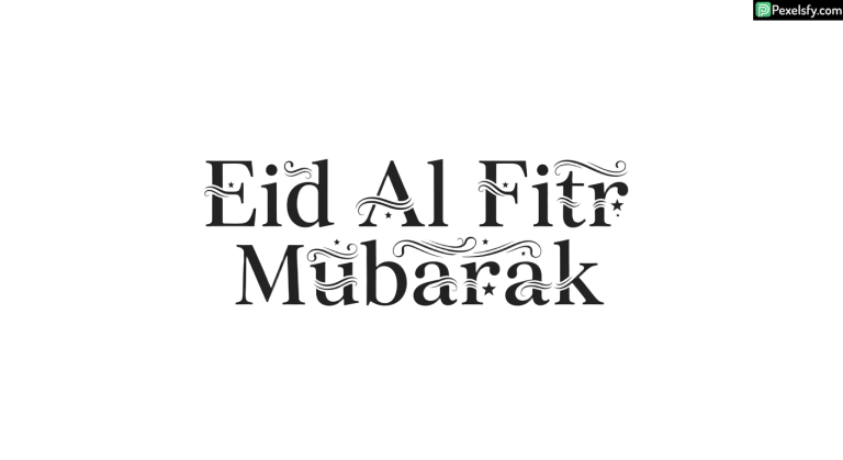 Eid Al Fitr Mubarak Calligraphy isolated on transparent background (16)