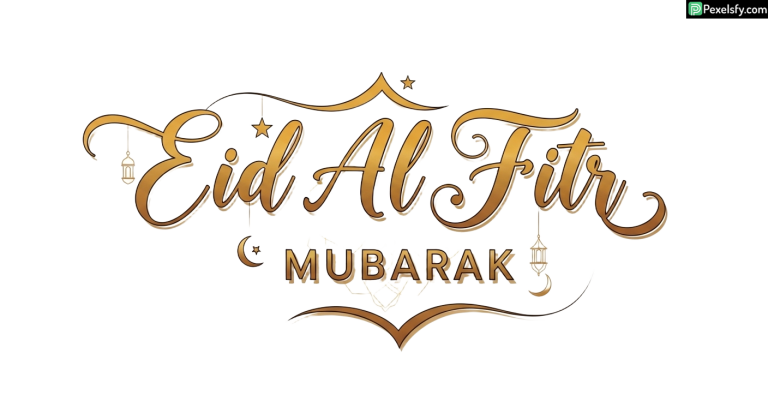 Eid Al Fitr Mubarak Calligraphy isolated on transparent background (22)