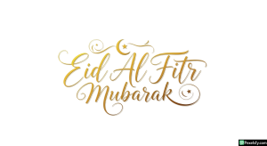 Eid Al Fitr Mubarak Calligraphy isolated on transparent background (35)