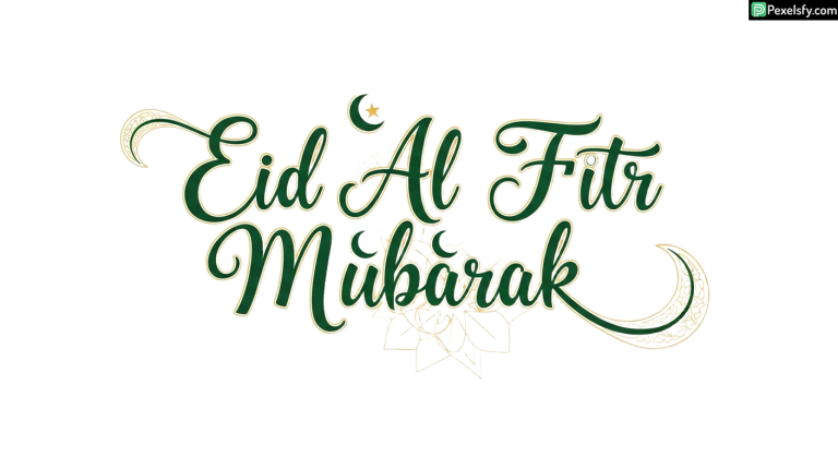 Eid Al Fitr Mubarak Calligraphy isolated on transparent background (38)