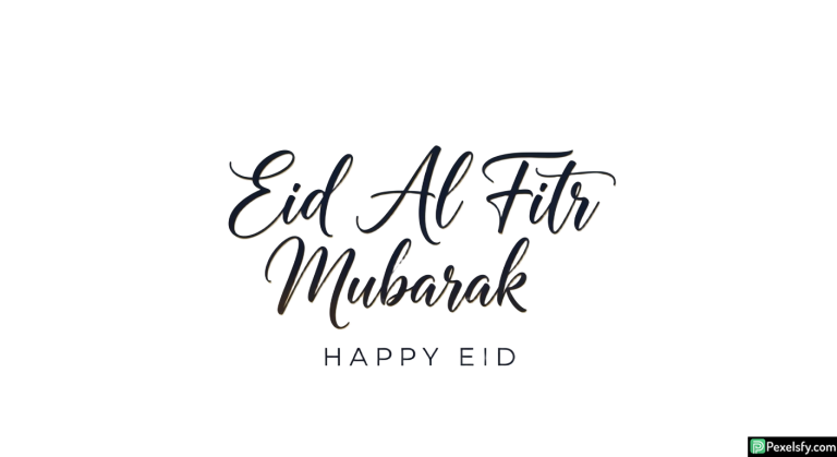 Eid Al Fitr Mubarak Calligraphy isolated on transparent background (43)