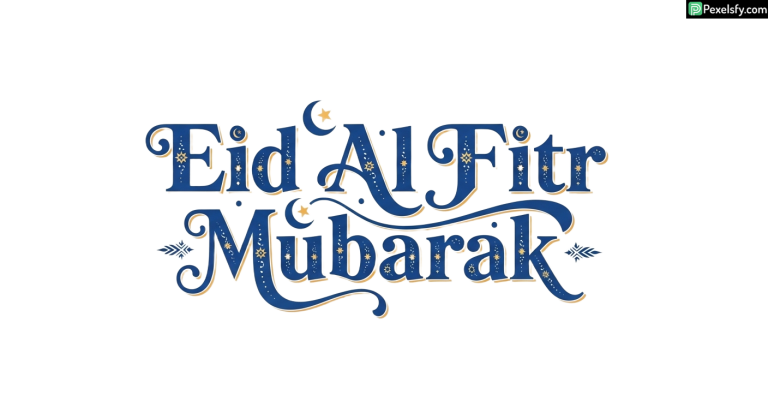 Eid Al Fitr Mubarak Calligraphy isolated on transparent background (45)