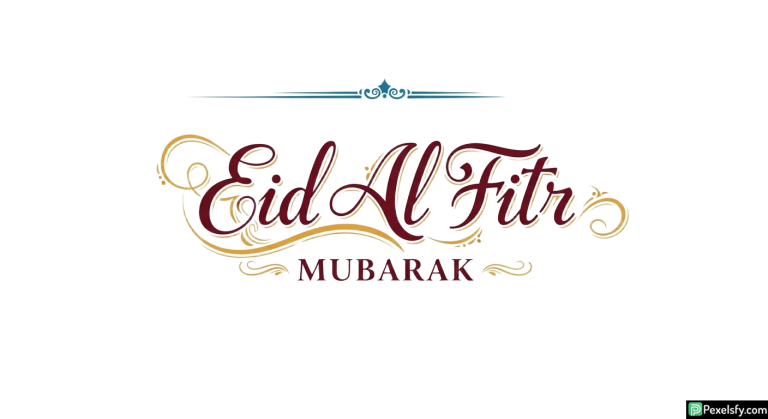 Eid Al Fitr Mubarak Calligraphy isolated on transparent background (47)
