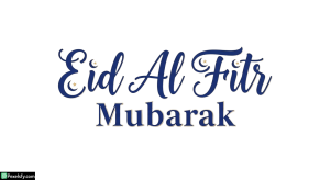 Eid Al Fitr Mubarak Calligraphy isolated on transparent background (5)